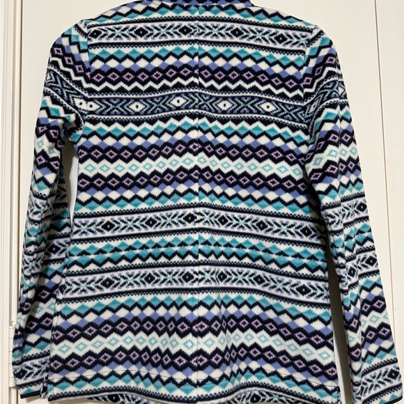 Talbots Patterned Blue Women's Jacket - Picture 4 of 6